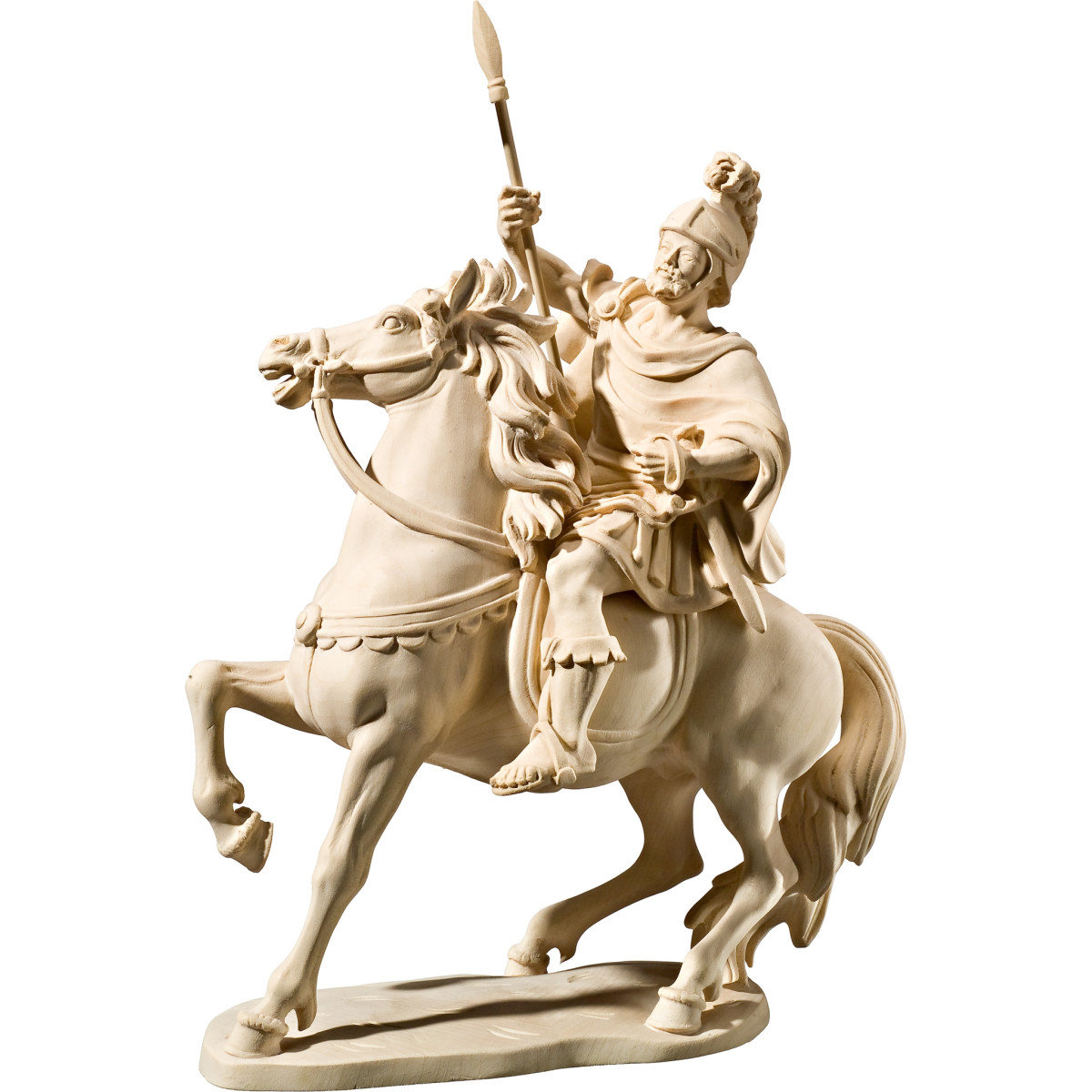 San Longhino a caballo (con base)